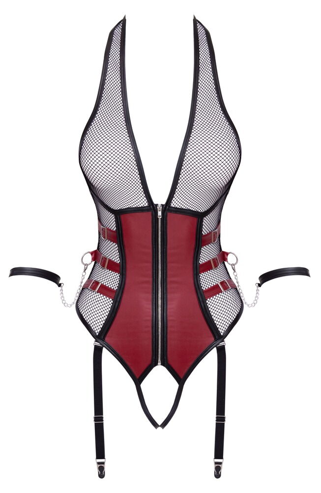 Bondage-Body inklusive Soft-Armfesseln