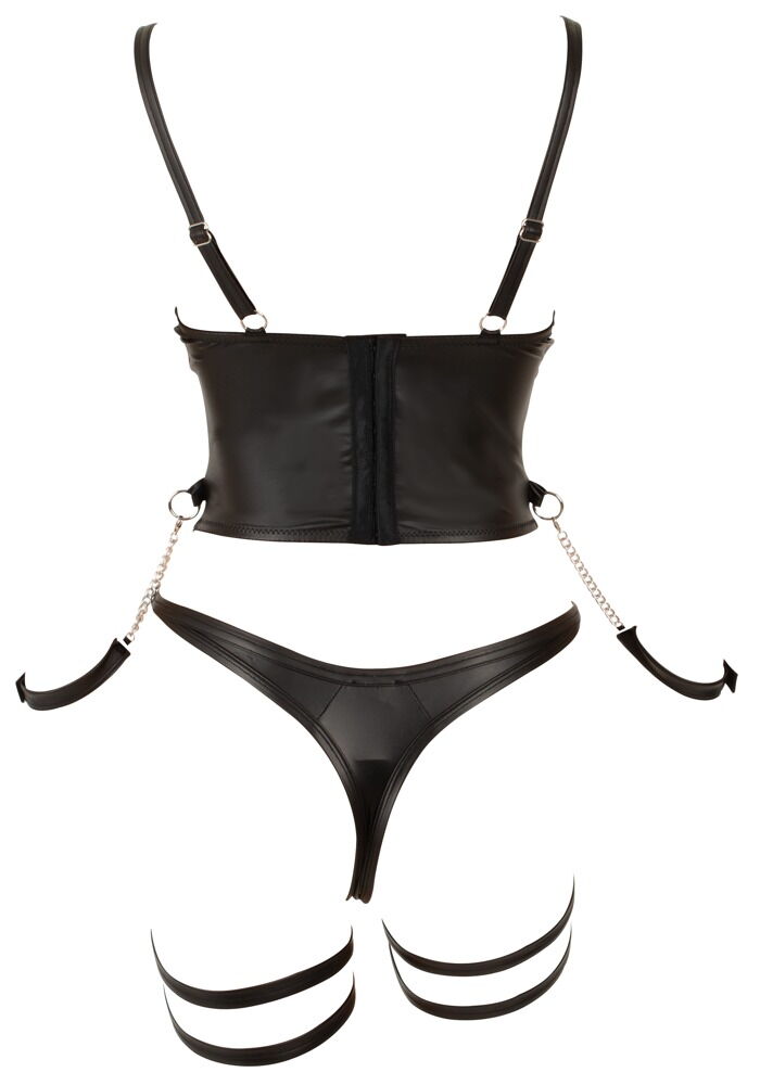 Ouvert-Body inklusive Soft-Armfesseln