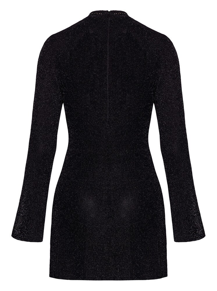 Minikleid in Glitzer-Transparenz