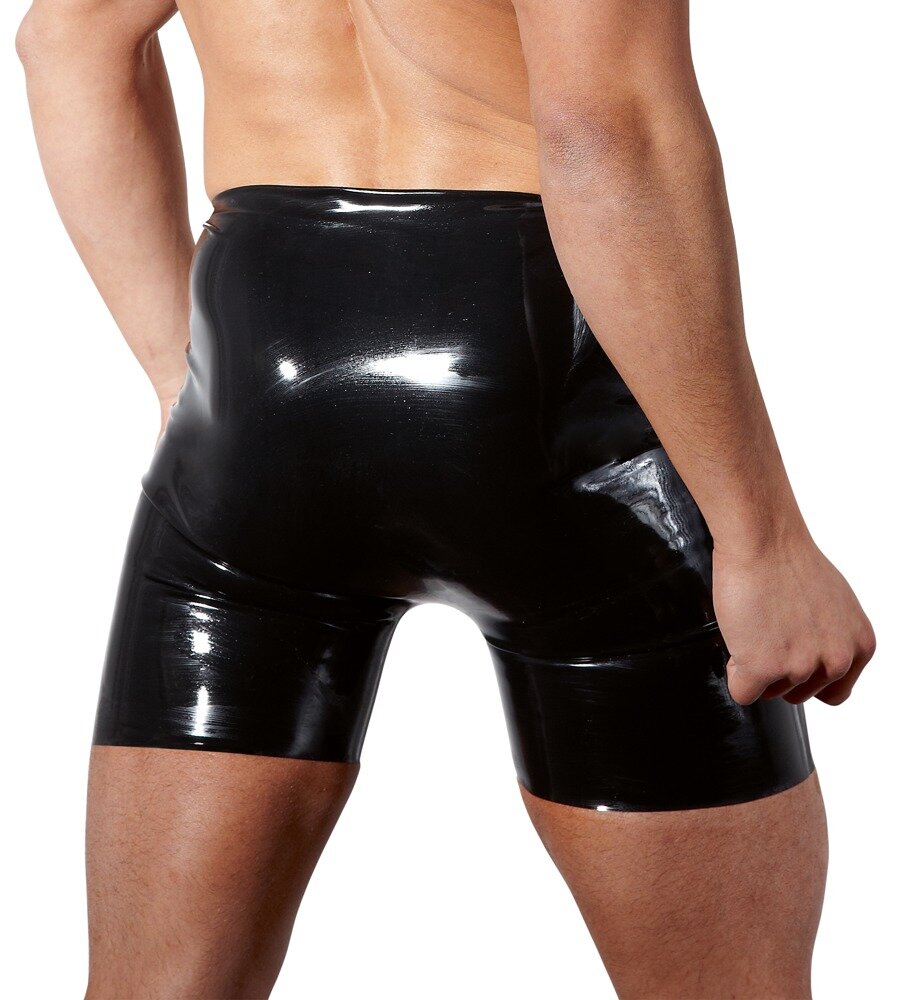 Pants mit Showmaster-Öffnung für Penis und Hoden, Latex