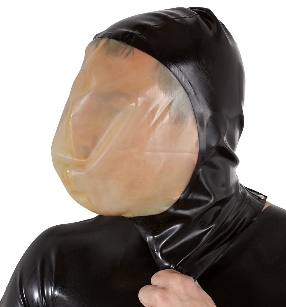 Vakuum-Kopfmaske aus Latex