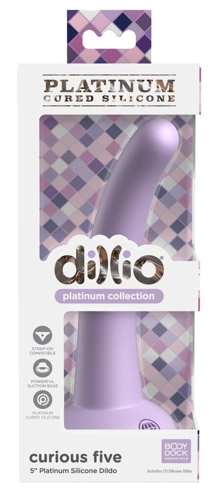 Dildo „Curious Five“ mit Saugfuß, Strap-on kompatibel