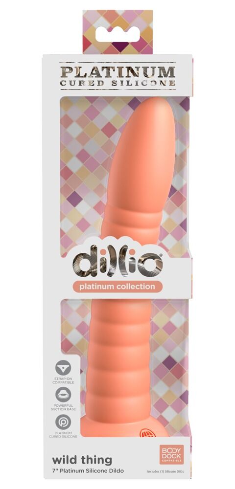 Dildo „Wild Thing“ mit Saugfuß, Strap-on kompatibel