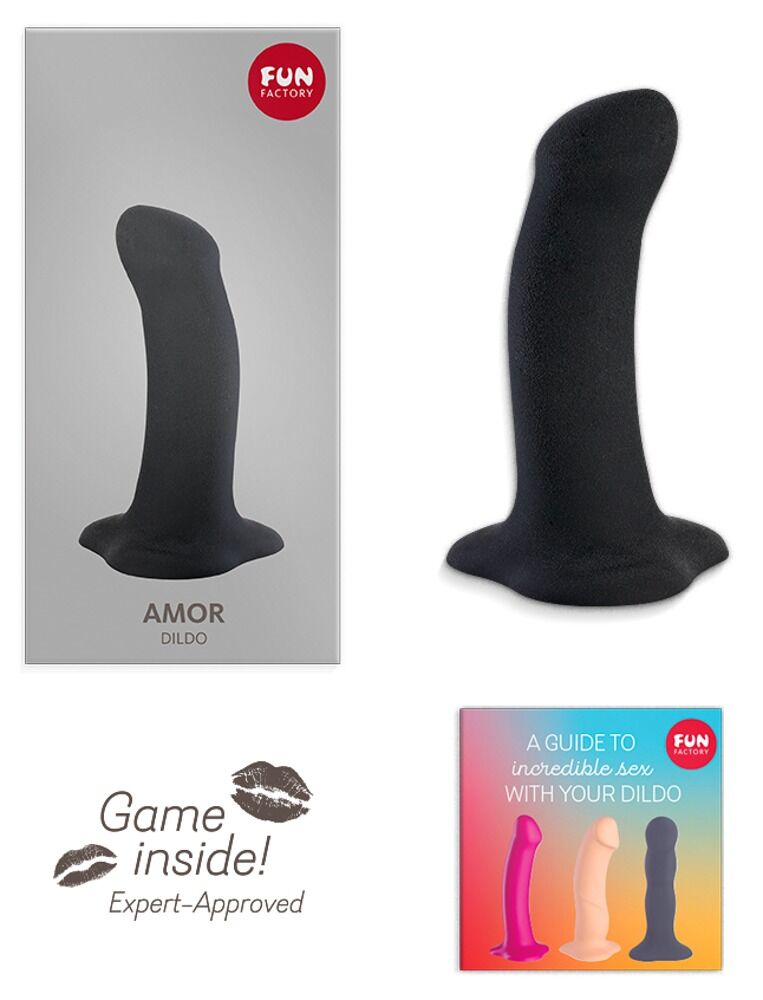 Dildo „Amor“ mit flachem Saugfuß