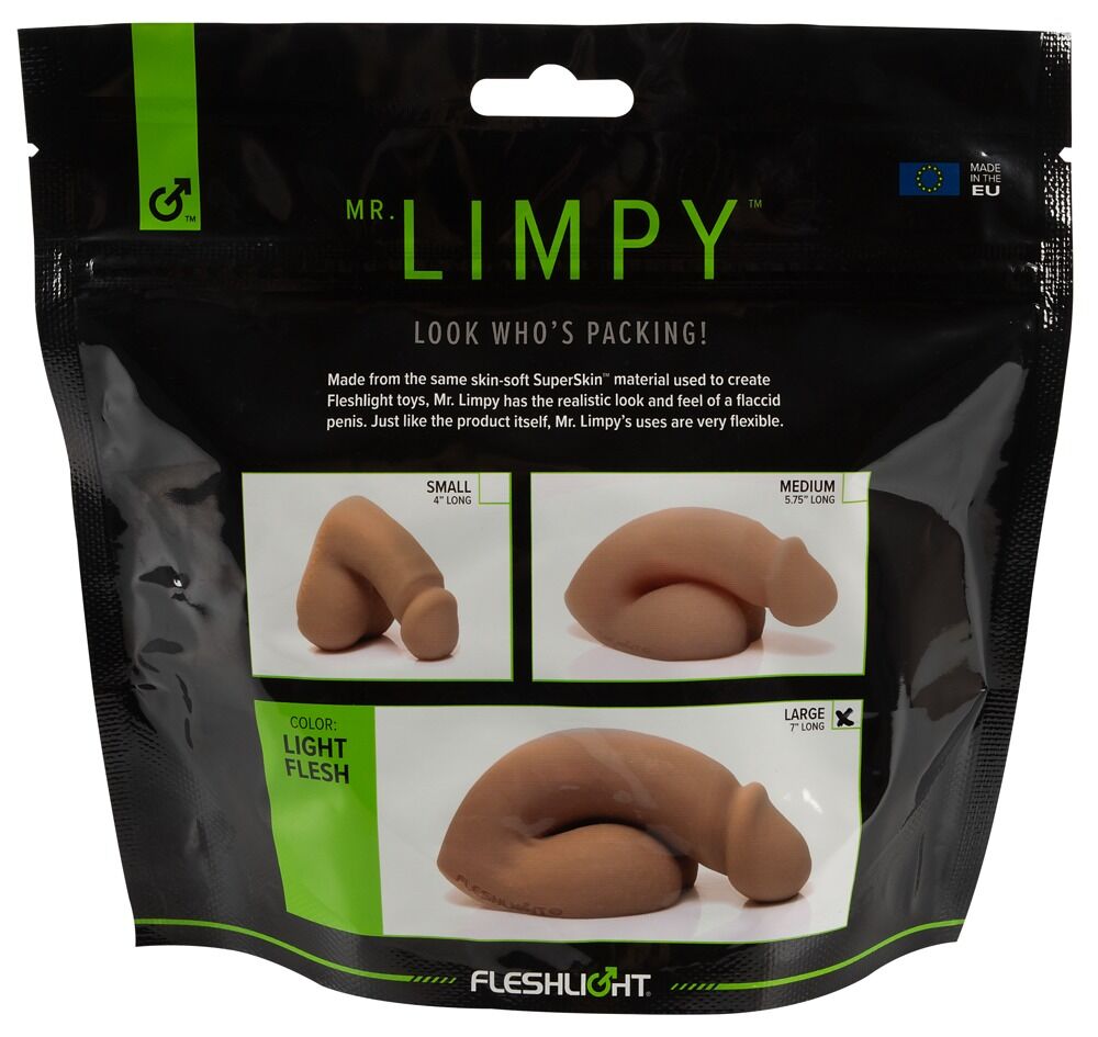 Naturdildo „Mr. Limpy“, weich und flexibel