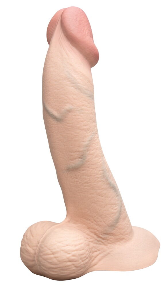 Naturdildo „slipskin curvy“ mit Saugfuß