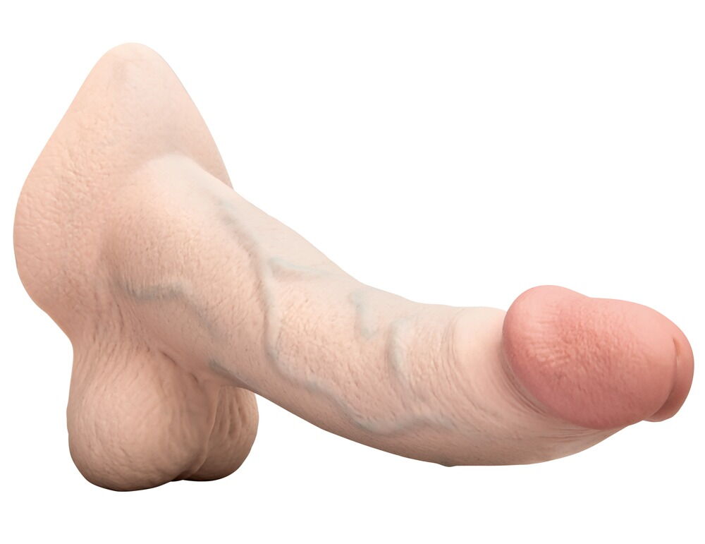 Naturdildo „slipskin curvy“ mit Saugfuß