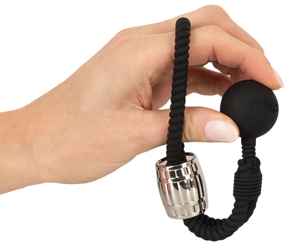 Penisschlaufe „Heavy Rope“ mit Gewicht