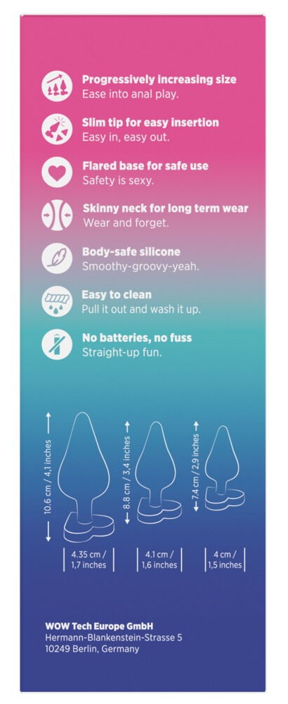 Analplug-Set ROMP by Womanizer „Luster“