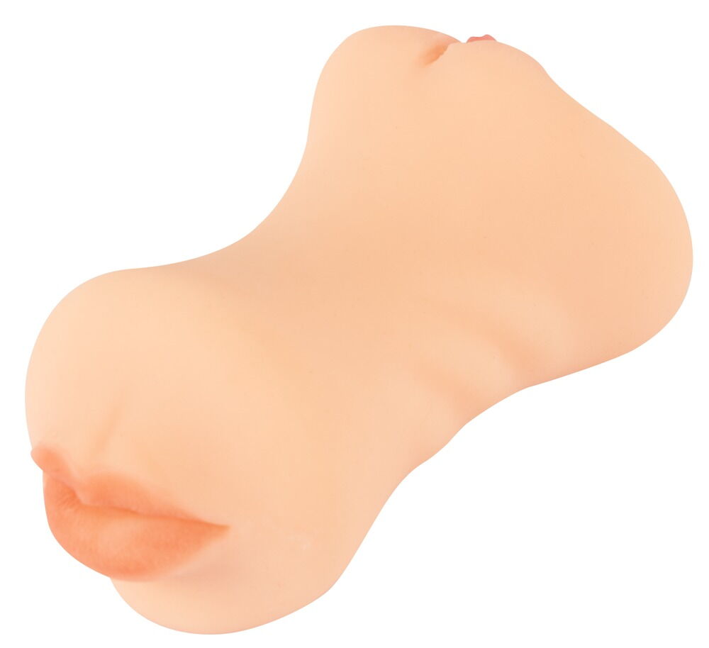 Masturbator „Mouth, Vagina & Ass“ mit 3 Lustöffnungen