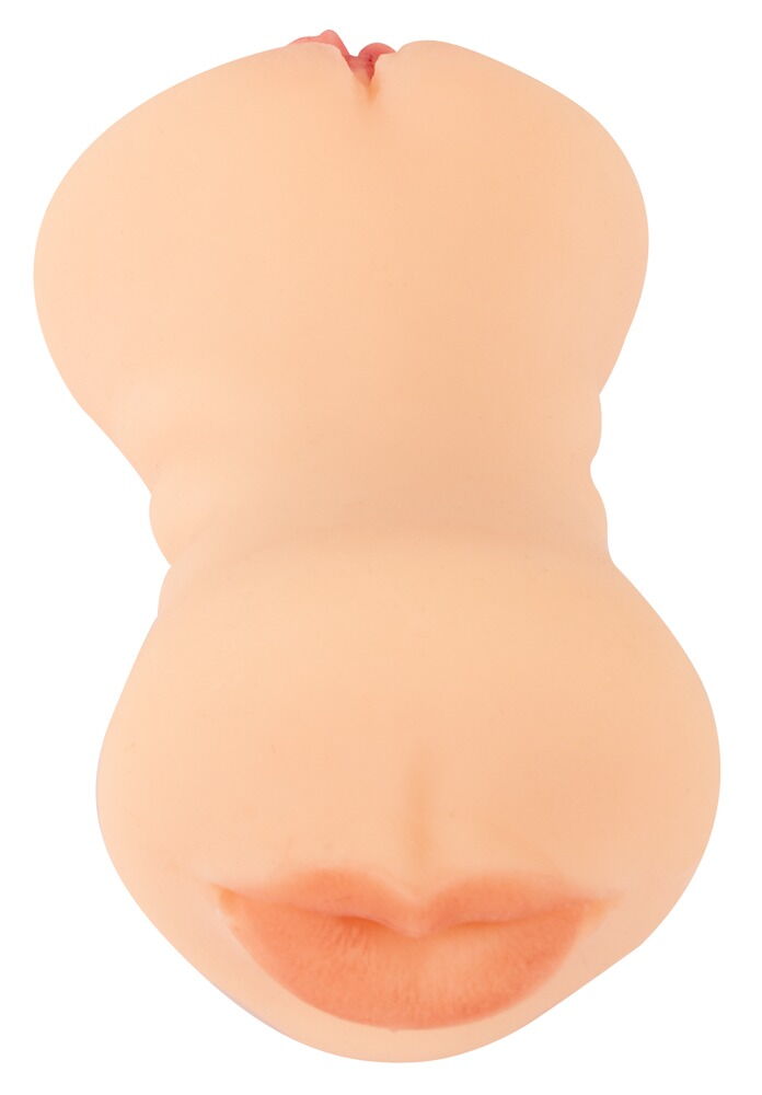 Masturbator „Mouth, Vagina & Ass“ mit 3 Lustöffnungen