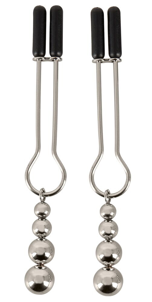 Nippelklemmen mit Kugelschmuck