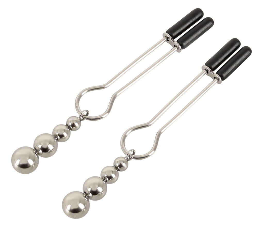 Nippelklemmen mit Kugelschmuck