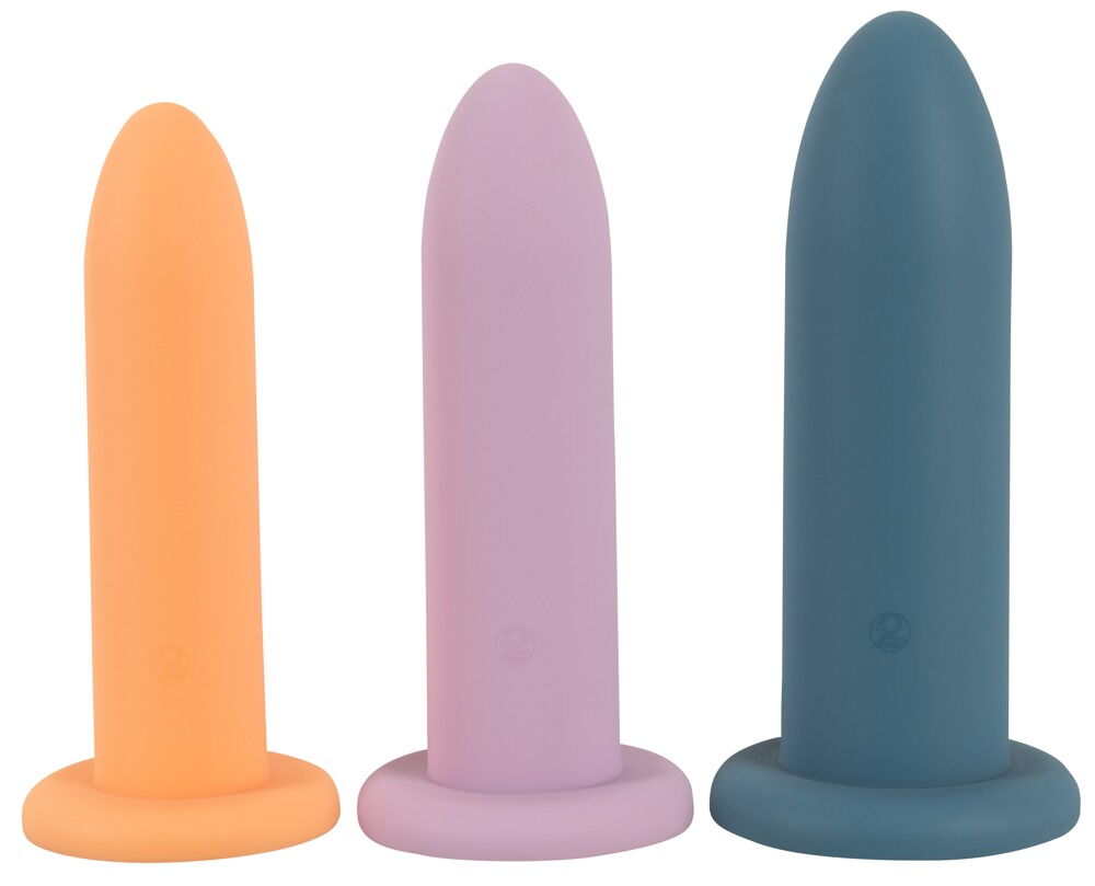 3-teiliges Dildo-Set „Three in a Row“, versch. Größen & Gewichte