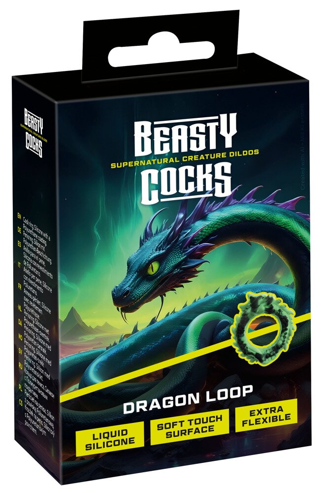 Penisring „Dragon Loop“ aus Liquid-Silikon