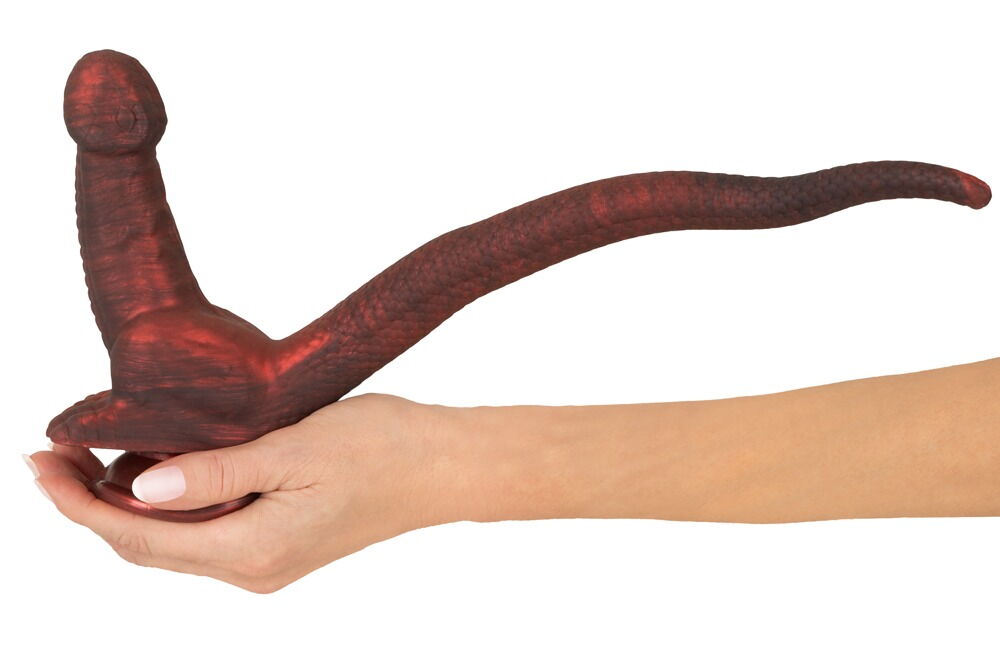 Doppeldildo „Panthera Double“ mit Saugfuß