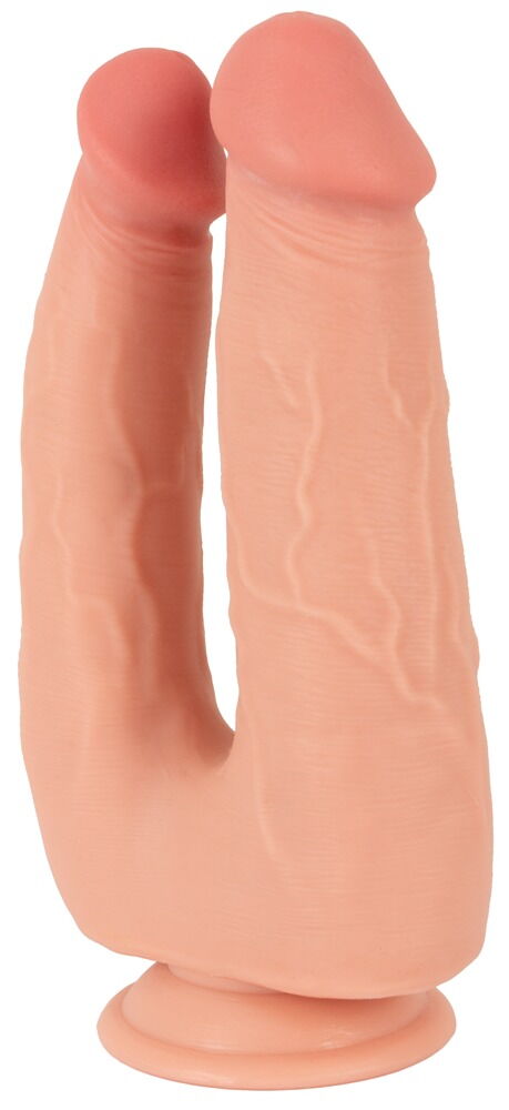 Doppeldildo mit Saugfuß