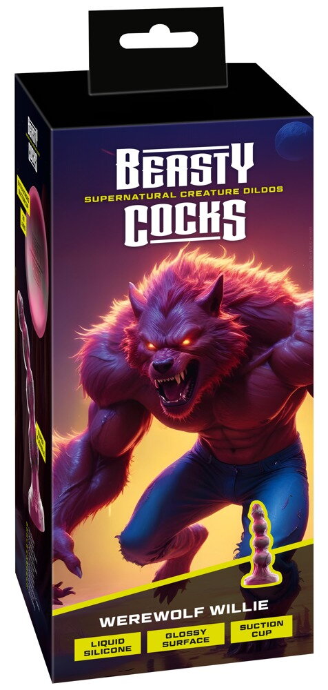 Dildo „Werewolf Willie“ mit Saugfuß