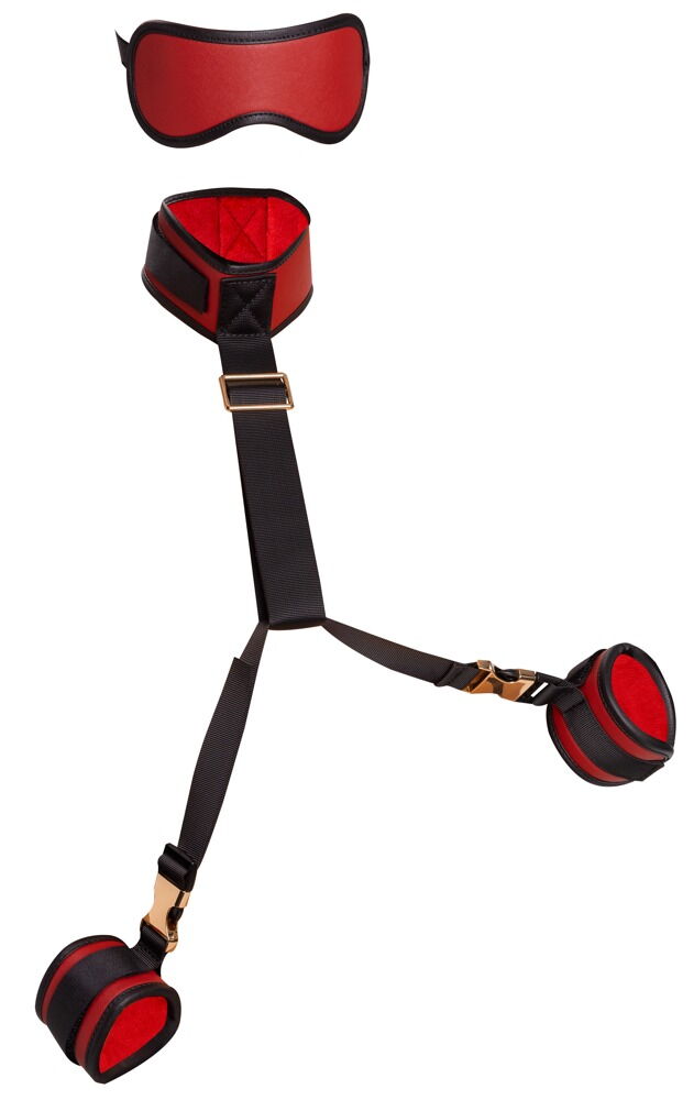 Neck to Wrist Bondage Set