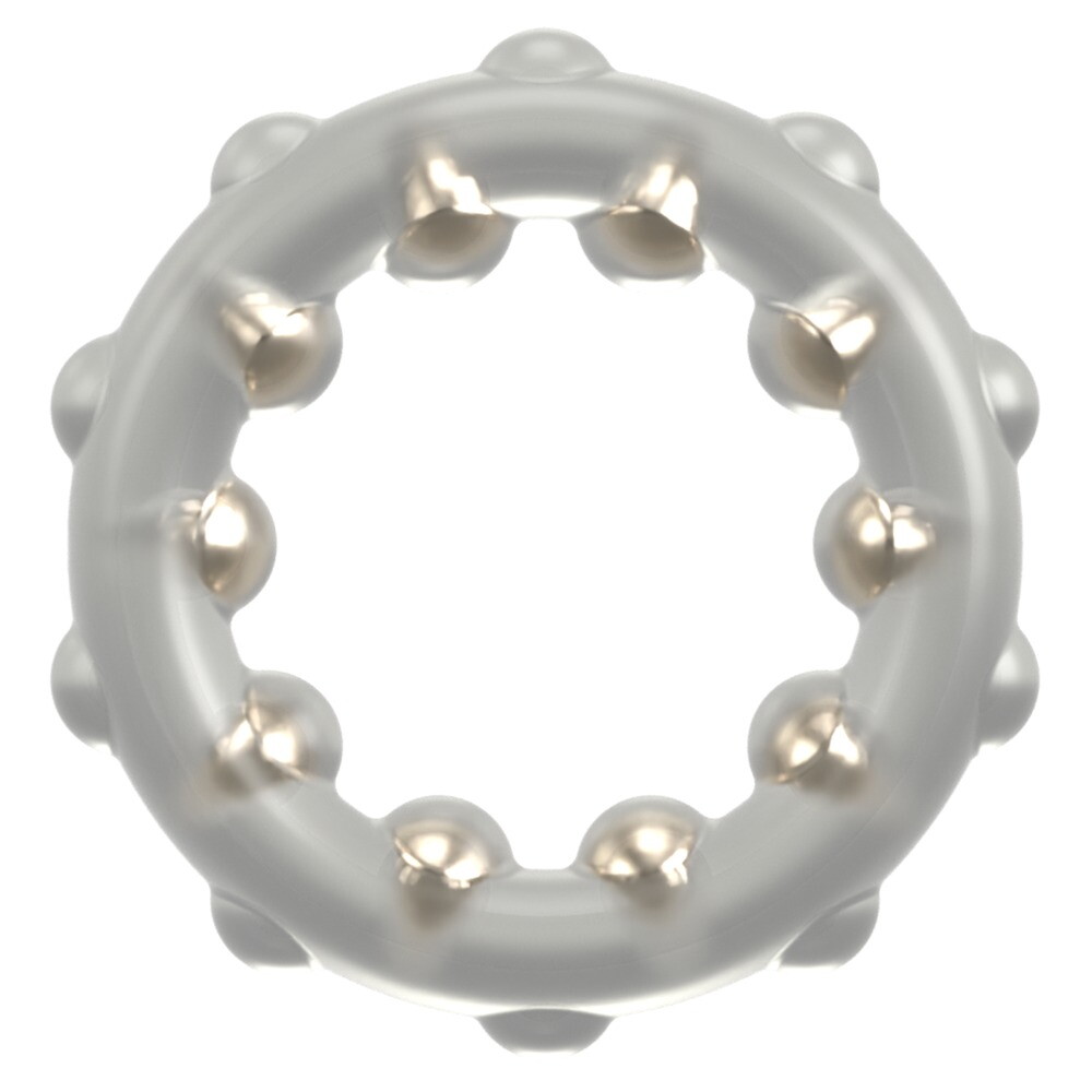 Cock Ring with Metal Balls