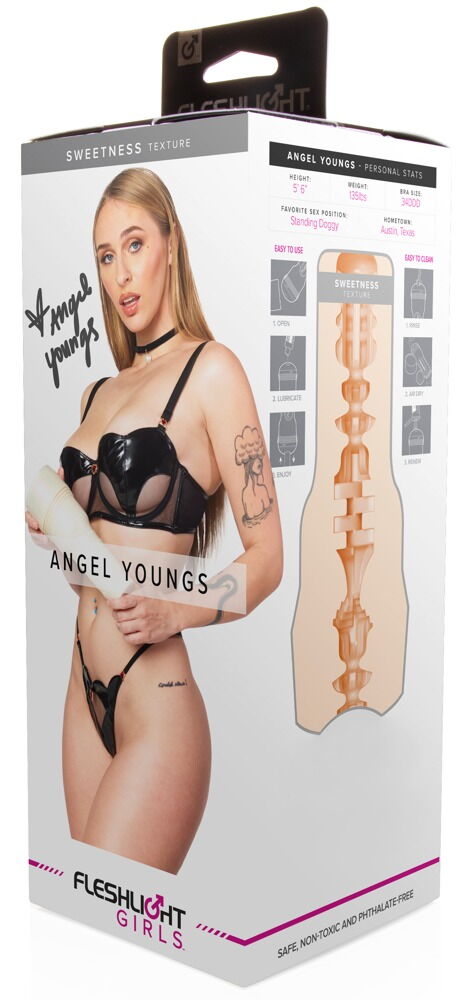 Masturbator „Angel Youngs Sweetness“ mit intensiver Stimulationsstruktur