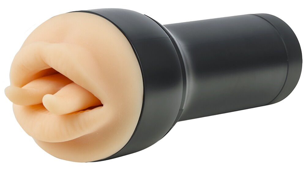 Masturbator „Feel Leigh Raven Mouth” mit intensiver Stimulationsstruktur