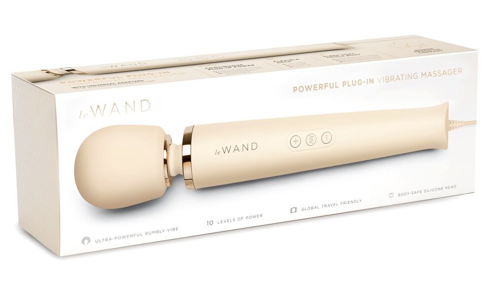 Massagestab „Powerful Plug-In Vibrating Massager“ mit 6 Vibrationsmodi in 10 Intensitäten