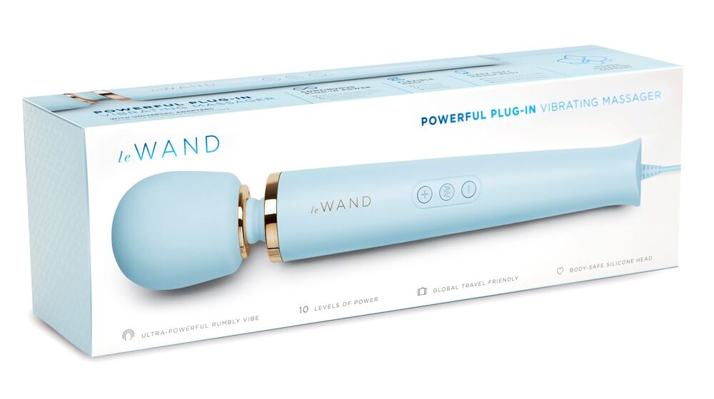 Massagestab „Powerful Plug-In Vibrating Massager“ mit 6 Vibrationsmodi in 10 Intensitäten