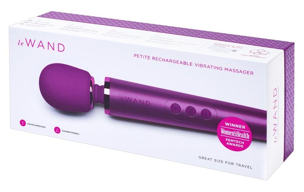 Massagestab „le Wand Petite“ mit 6 Vibrationsmodi in 10 Geschwindigkeiten