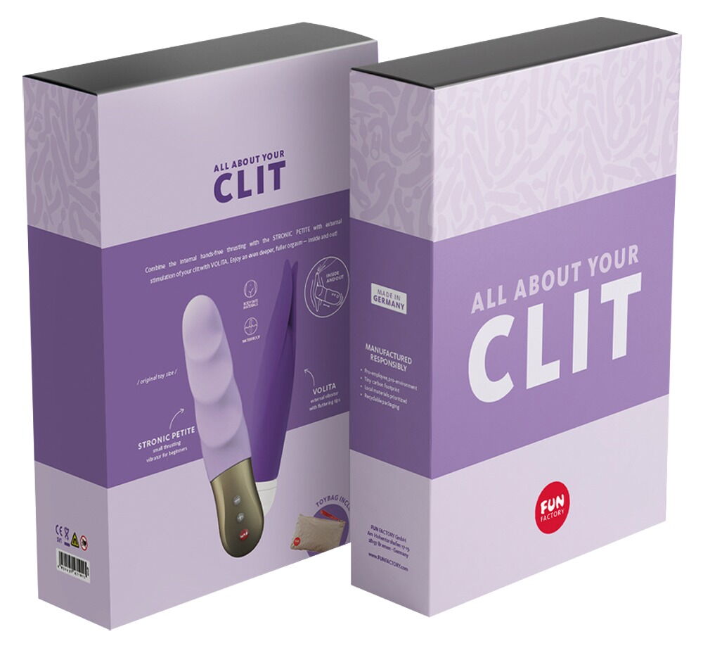 Toy-Set „All About Your Clit“ mit Vibratoren Volita & Stronic Petite