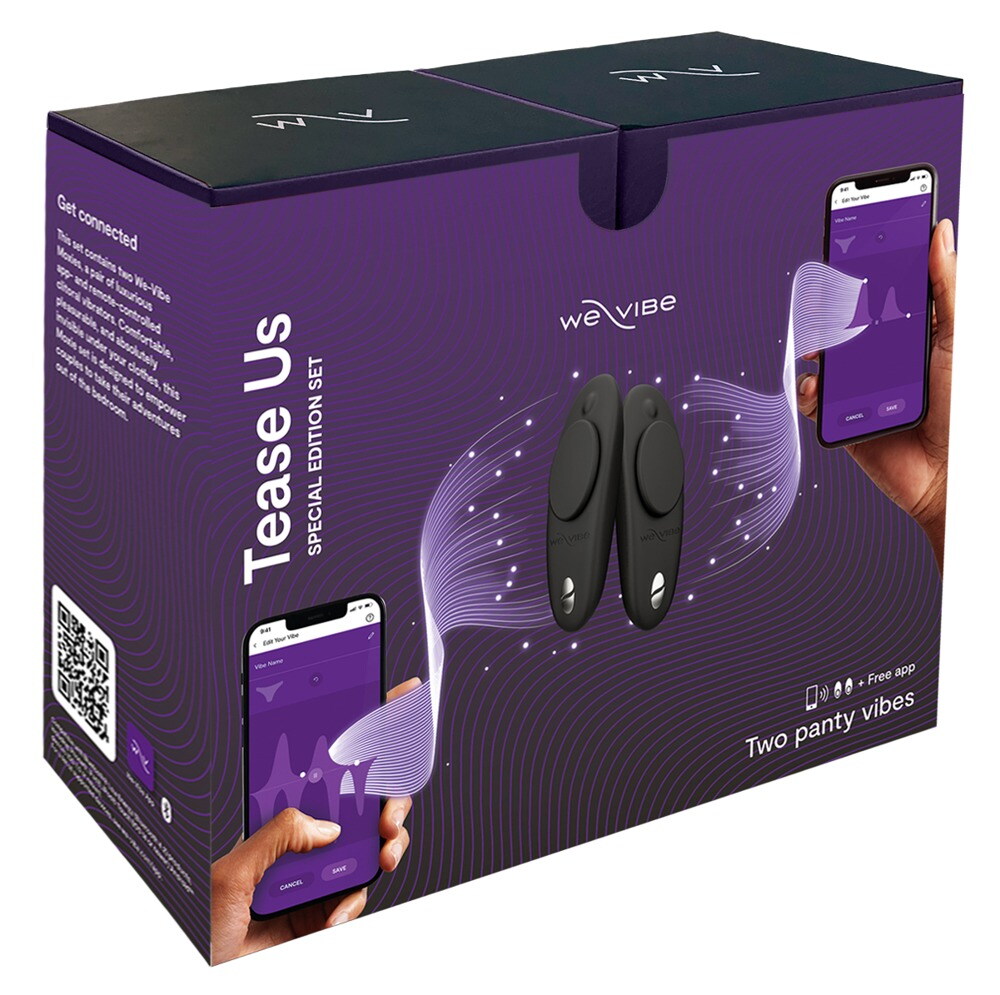 Toy-Set „Tease Us“ mit 2 x Panty-Vibrator Moxie+