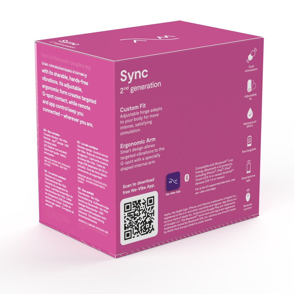 Paarvibrator „Sync 2“ steuerbar per Fernbedienung oder App