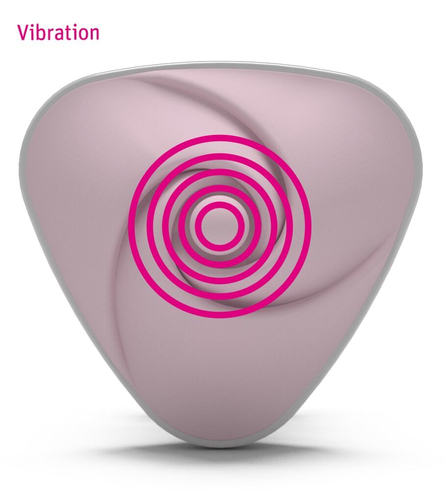 Auflegevibrator "Heart's Desire" mit 8 Vibrationsmodi von Mystim