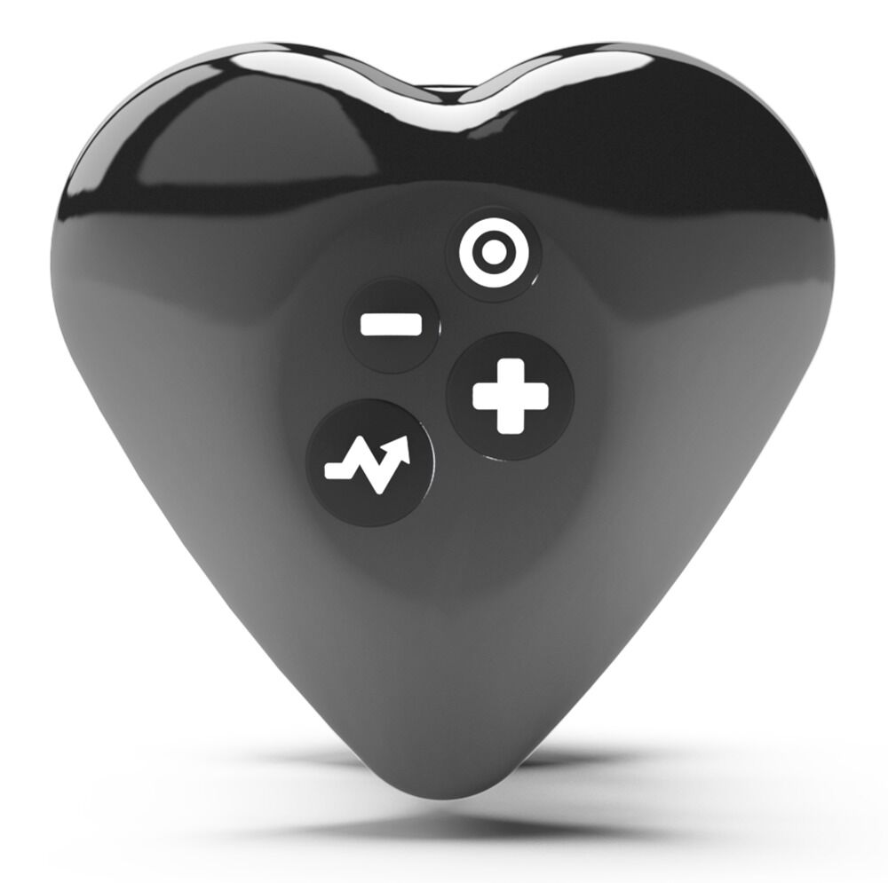 Auflegevibrator "Heart's Desire" mit E-Stim