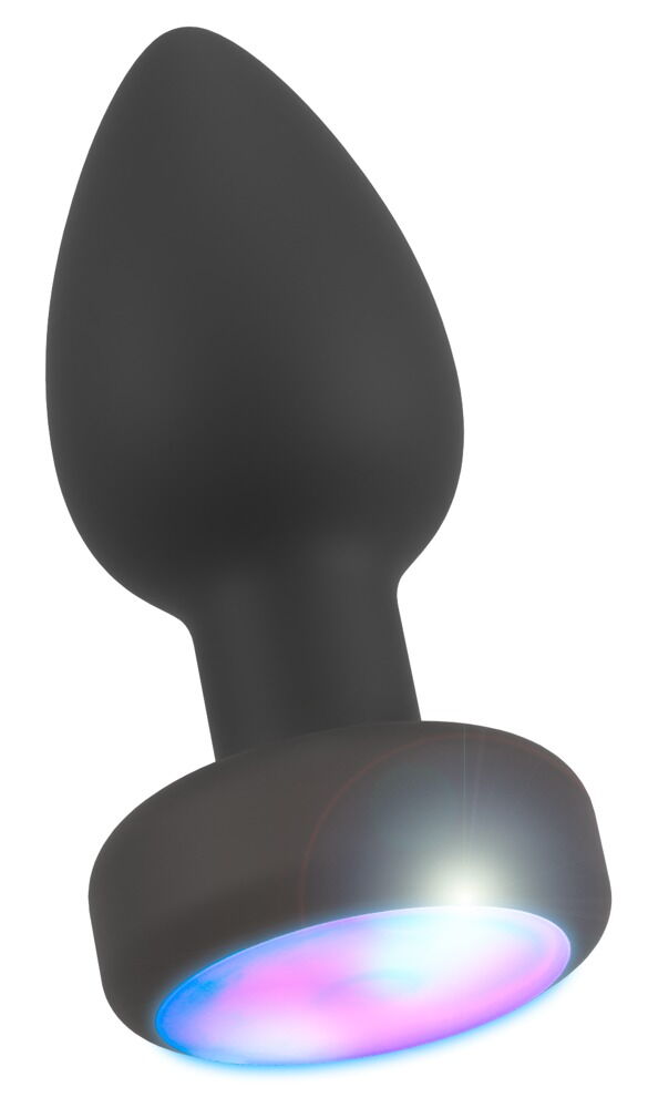 Analvibrator „RC Flashing Butt Plug“ mit flackerndem LED-Licht