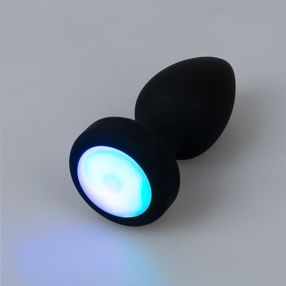 Analvibrator „RC Flashing Butt Plug“ mit flackerndem LED-Licht