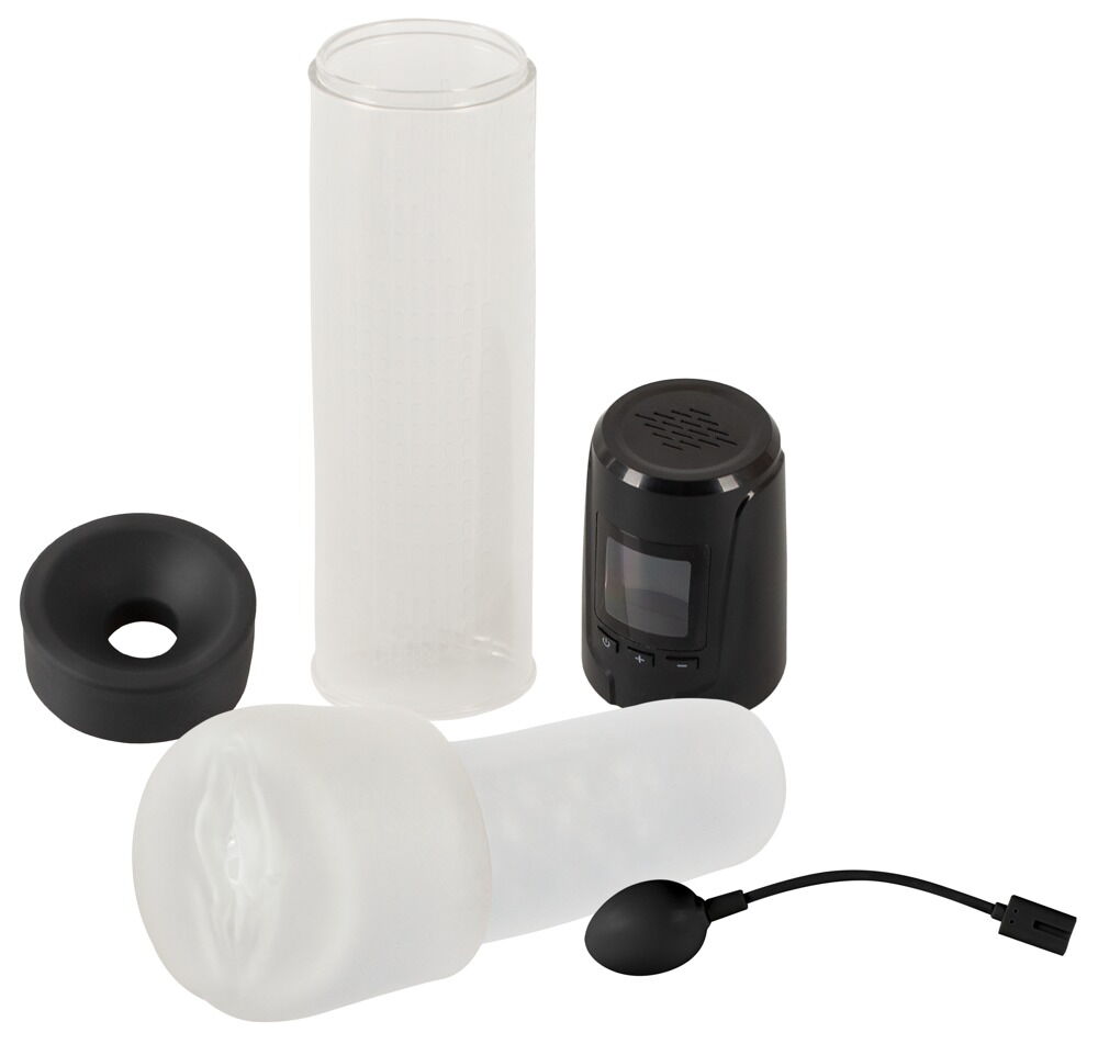 Penispumpe „Automatic Masturbation Pump“ inklusive Vibro-Vagina-Sleeve