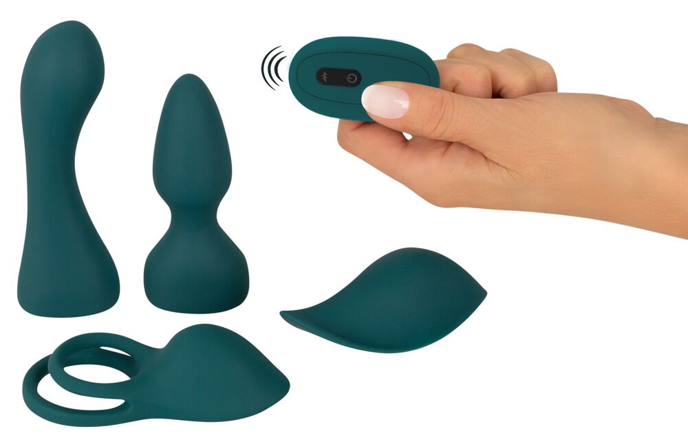 RC Mini Vibrator with 4 Attachments