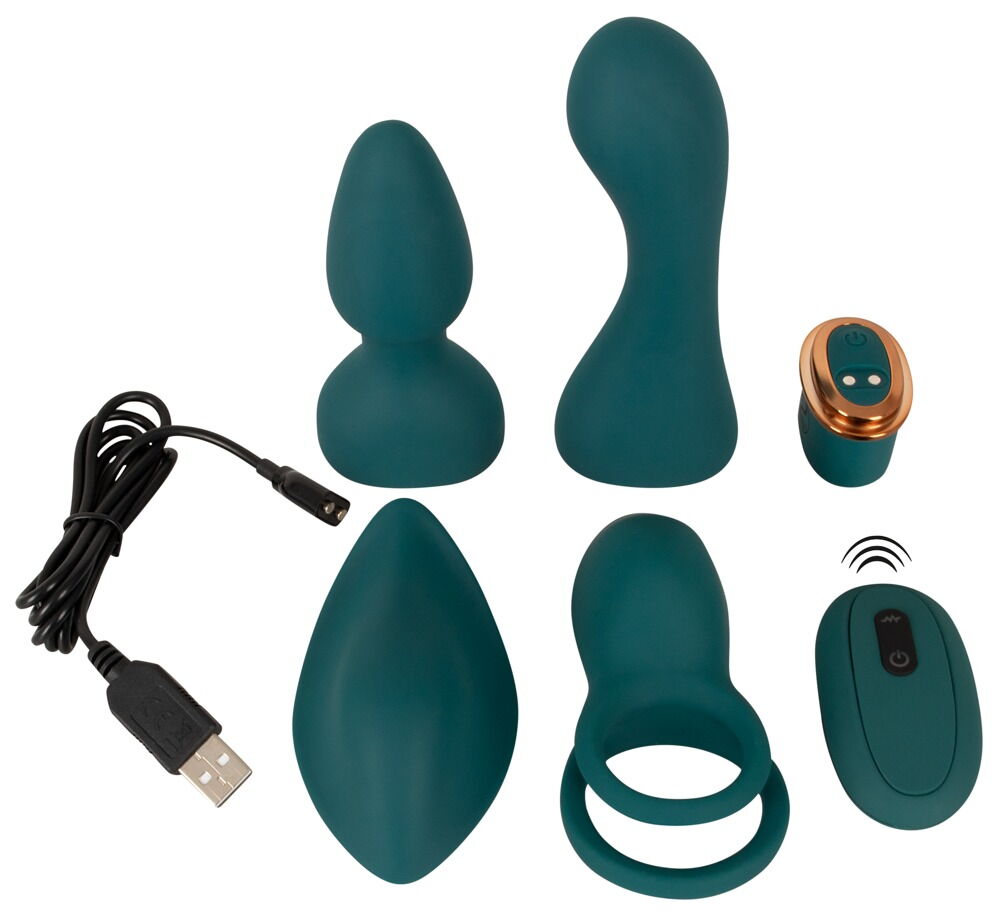 RC Mini Vibrator with 4 Attachments