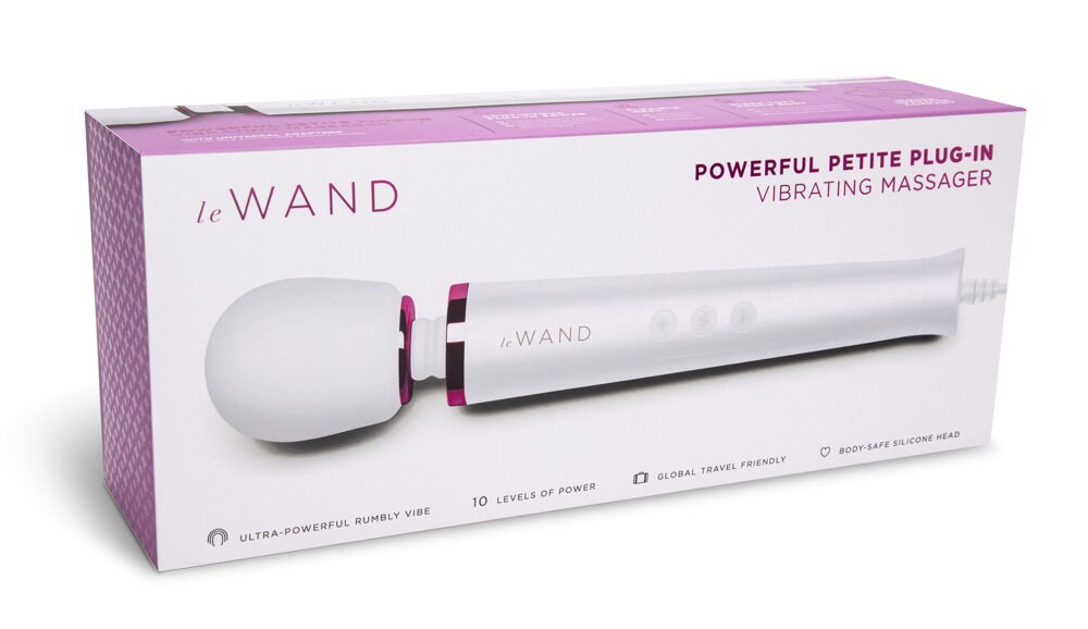 Massagestab „Powerful Petite Plug-In Vibrating Massager“ mit 6 Vibrationsmodi in 10 Intensitäten