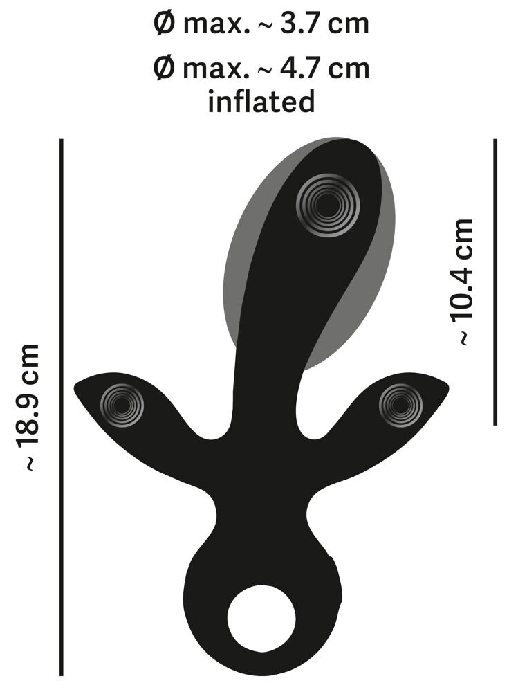 Triple-Vibrator zum Aufpumpen