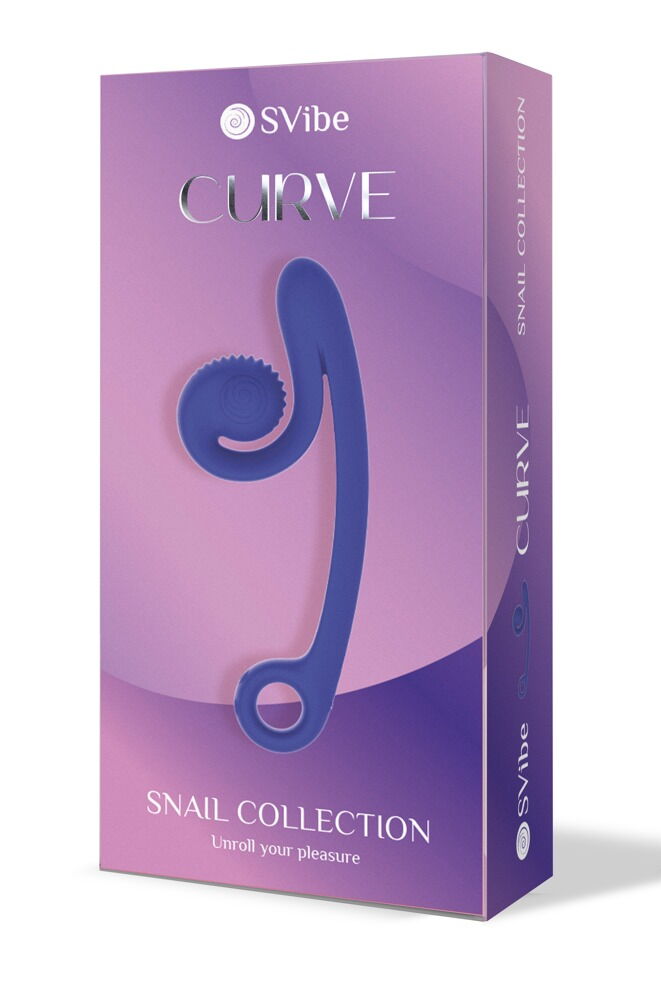 Vibrator „Snail Vibe Curve“ mit 2 Motoren für 600 Vibrations-Kombinationen