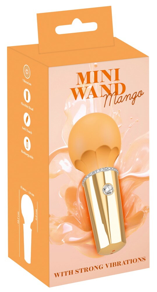 Massagestab „Mini Wand“ mit extrastarker Vibration in 10 Modi