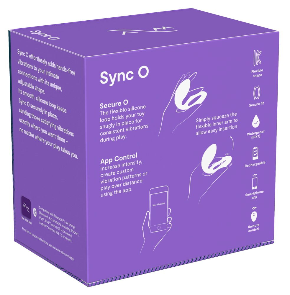 Paarvibrator „Sync O“ mit 10+ Vibrationsmodi per App oder Fernbedienung