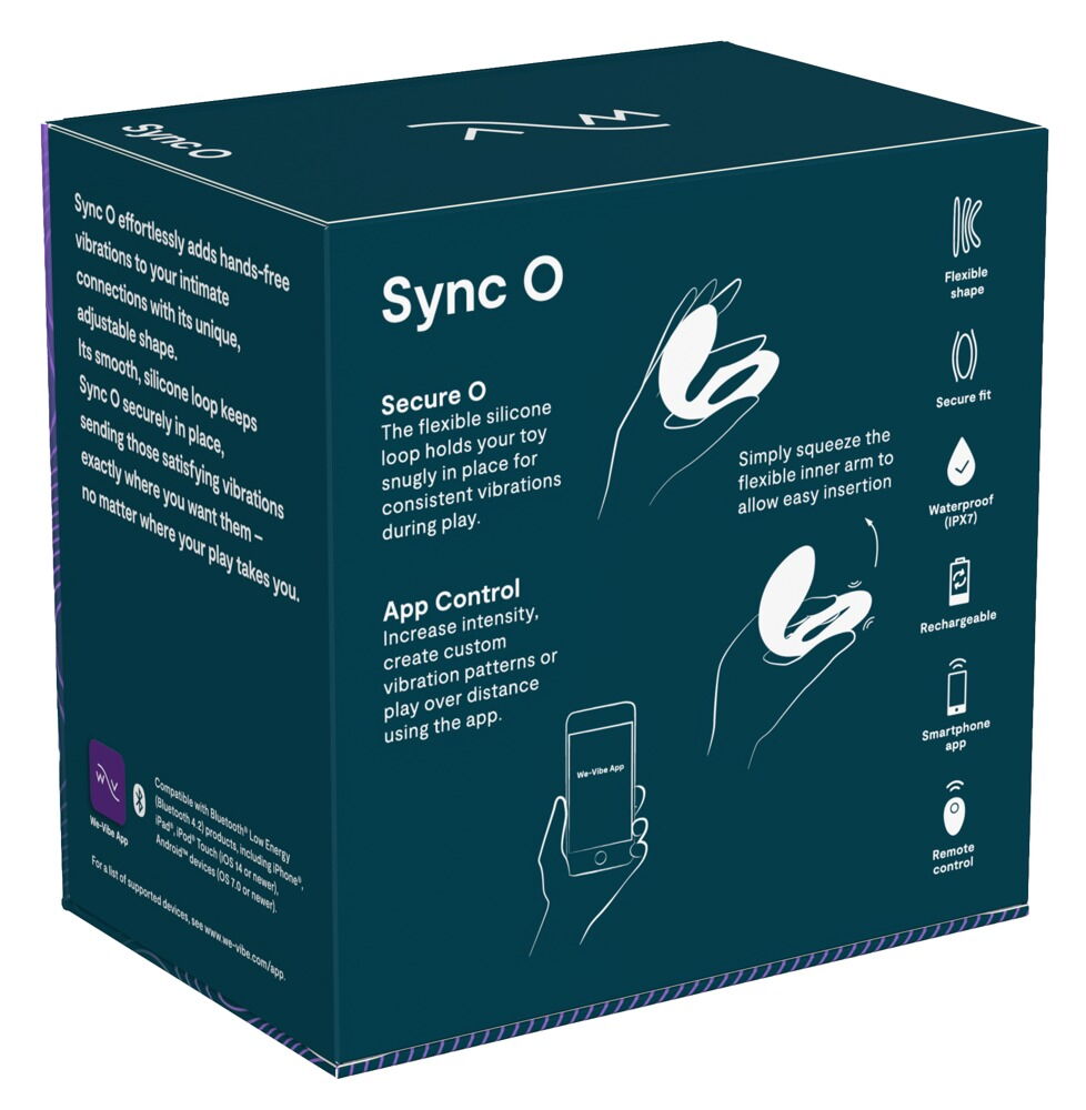 Paarvibrator „Sync O“ mit 10+ Vibrationsmodi per App oder Fernbedienung