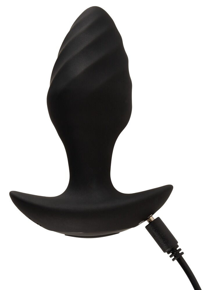 RC Butt Plug with Vibration and Rotation