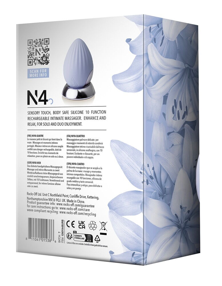 Auflegevibrator „NIYA 4“ mit 10 Vibrationsmodi