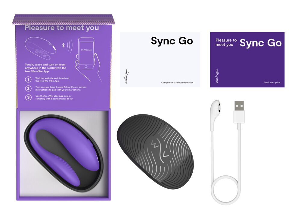 Paarvibrator „Sync Go“ mit 10+ Vibrationsmodi per App