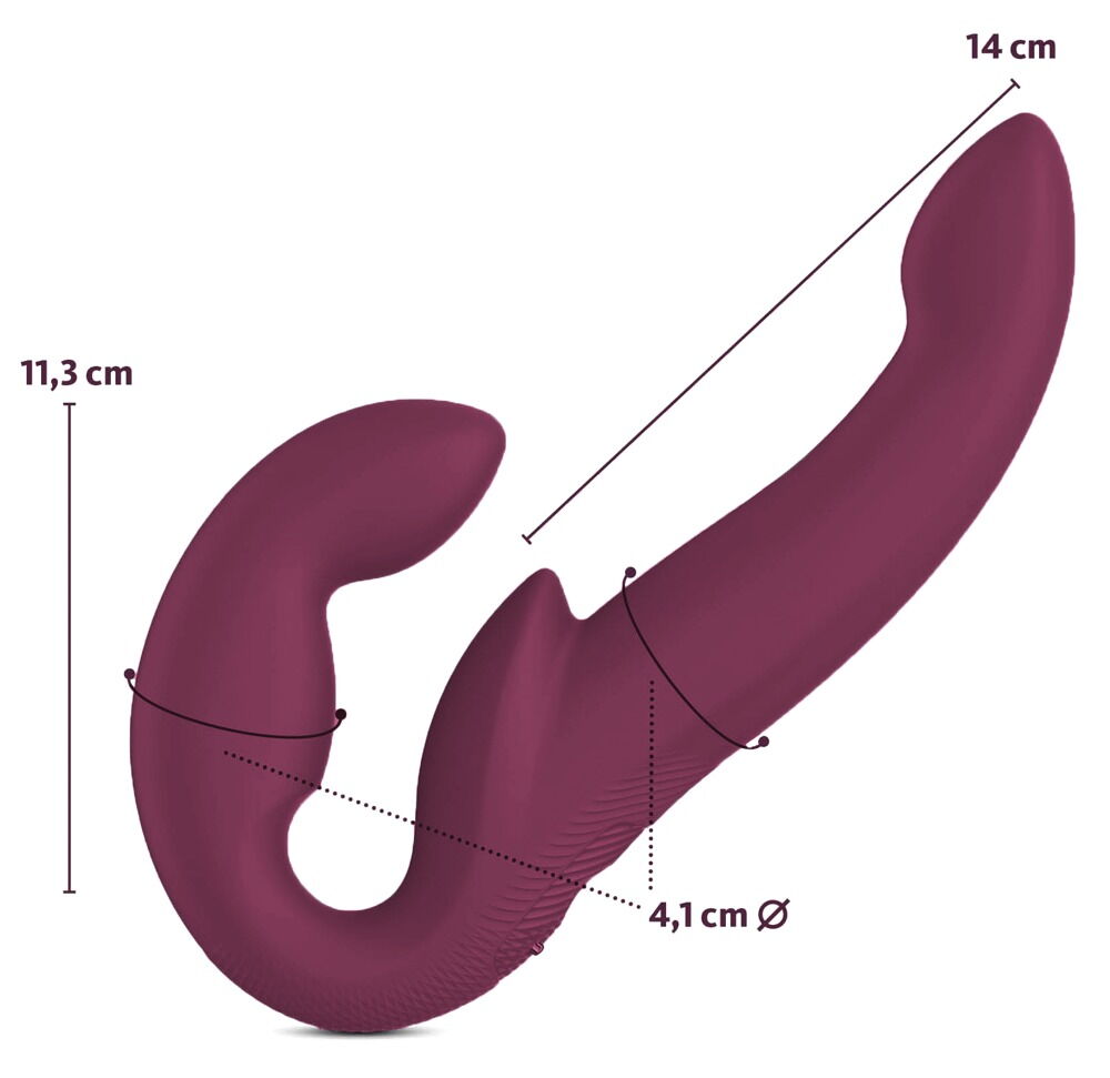 Doppelvibrator „Share Vibe Pro“ gurtloser Strap-on