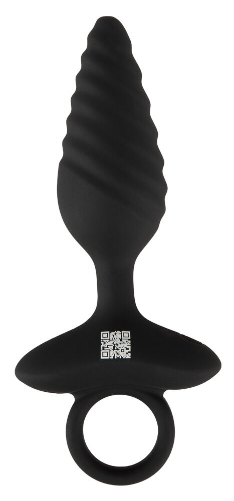 Flexible Butt Plug Twisted Design with Vibrations